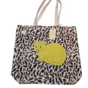 Draagtas Gele print