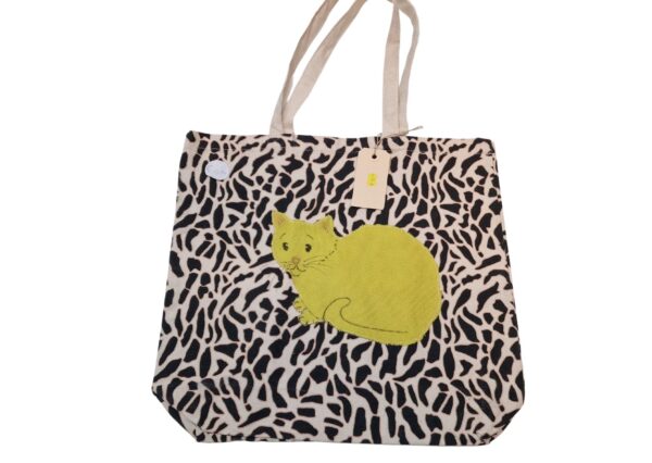 Draagtas Gele print