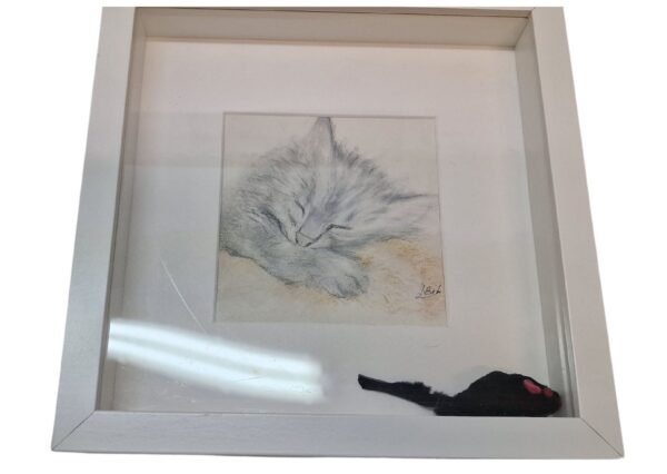 Fotolijst tekening kleur met muisje