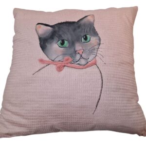 Kussen kattenkop