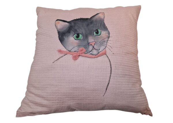 Kussen kattenkop